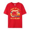 First Of All I M A Delight Sarcastic Angry Opossum Possum Anime T Shirts Mens Designer Clothes Game