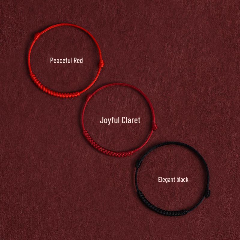 Zodiac Red String Bracelet: Hand-Woven Amulet for Protection, Peace & Auspiciousness for Men and Women