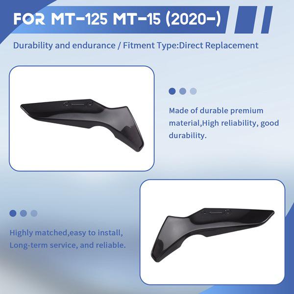 Side Windshield for 2020-2023 Yamaha MT-125/MT-15