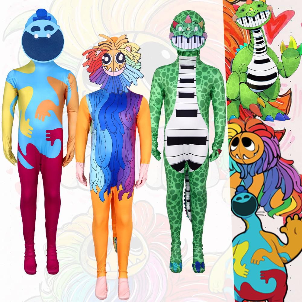 Poppy Playtime Halloween Game Cosplay Costume Polyester Unisex Anime Roleplay For Stage Performance