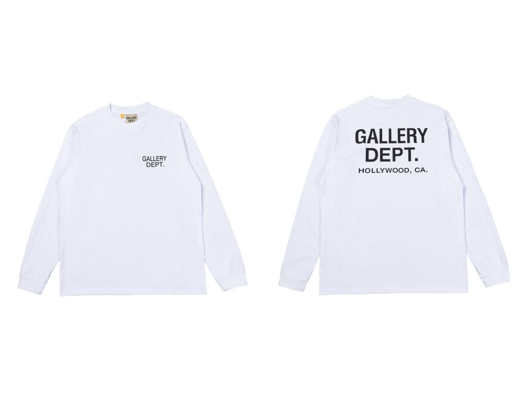 Gallery Dept Heart Letter Slogan Long-Sleeve T-Shirt - Men's Trendy Style