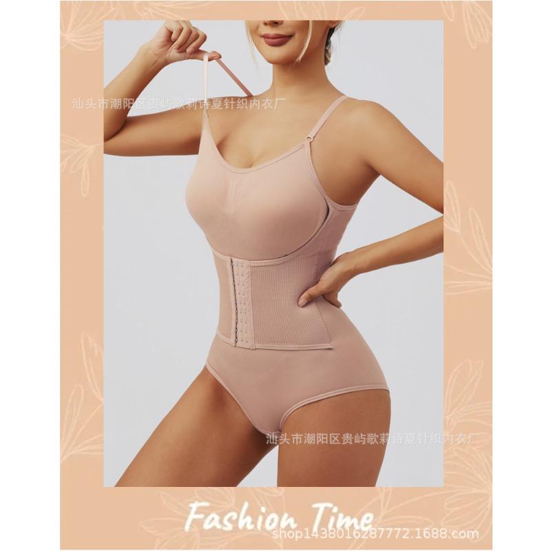 Postpartum Shaping Bodysuit for Women: High-Waisted, Strapless, Tummy-Tucking, Button-Up, Waist-Slimming, Body-Shaping Garment