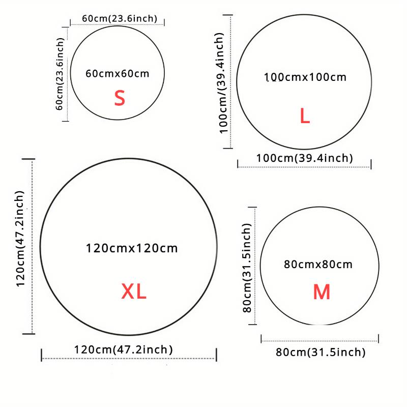 Monstera Leaf Round Rug Flannel Soft Non Slip Floor Mat Tropical Plant Decor for Living Room Bedroom Outdoor Patio Garden