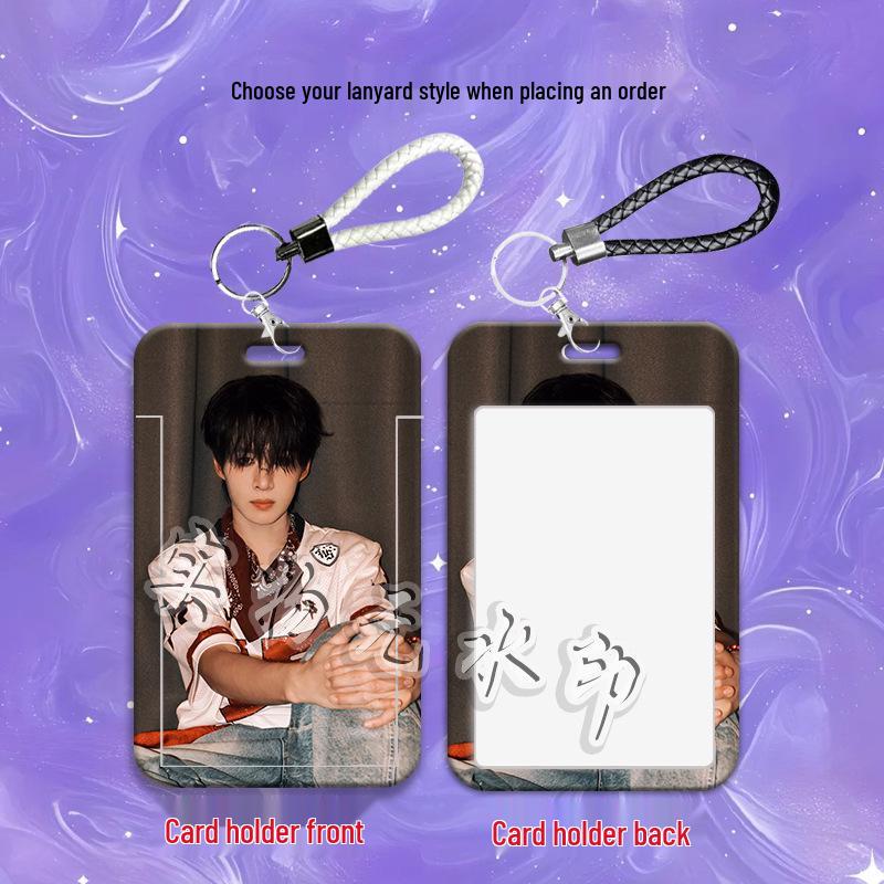 Zhuo Yuan Schiebe-Kartenhalter: Schützt Campus-, Essens-, Zugangs- und Buskarten mit Schlüsselband