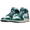 Air Jordan 1 Mid Oxidized Green Women Sneakers White Sail BQ6472-133