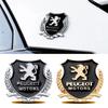 Adesivo Emblema Carrozzeria Auto in Metallo 3D Decorazione Badge Finestrino Posteriore Decalcomanie Per 307 308 206 207 208 107 2008 3008 Accessori