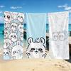 Towel Cartoon For Outdoor Camping Beach Towel Super Cute Absorbent Quick-Drying M-Momonga-Es Summer Towel