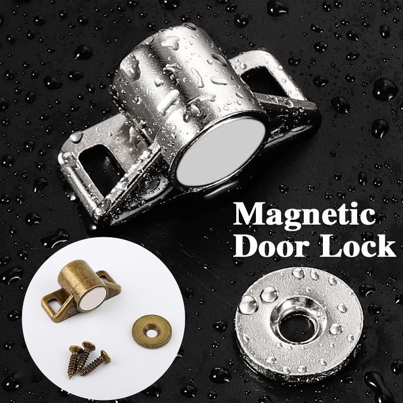 Magnetický Dveřní Zámek Nábytkové Kování Silné Magnety pro Dveře Skříněk Zarážky Super Výkonný Skříňový Neodymový Magnetický Západkový Zámek