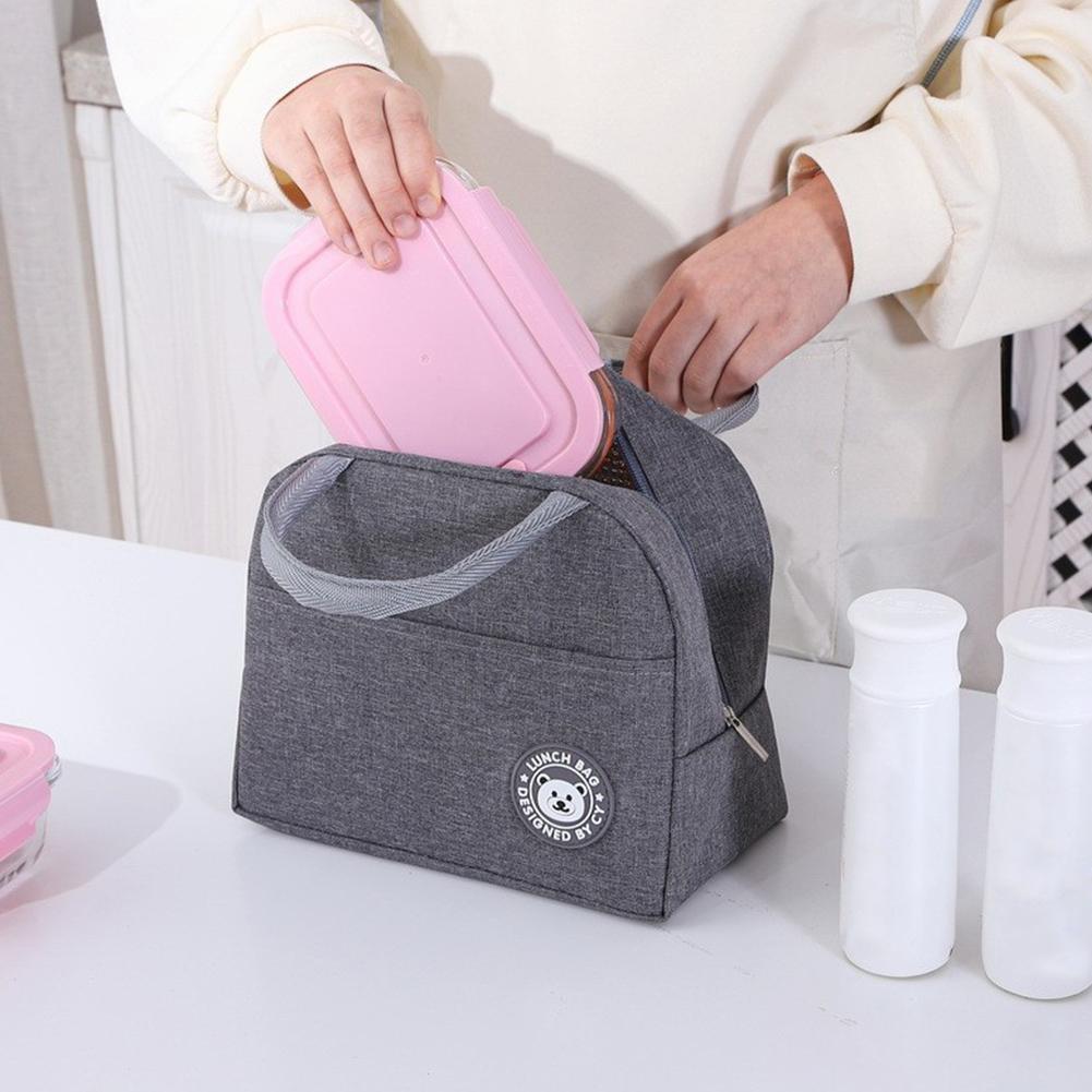 Portable Camping Insulated Lunch Bag Insulation Package Insulated Thermal Food Picnic Bags Pouch For Women Kids Children Ba I3G5