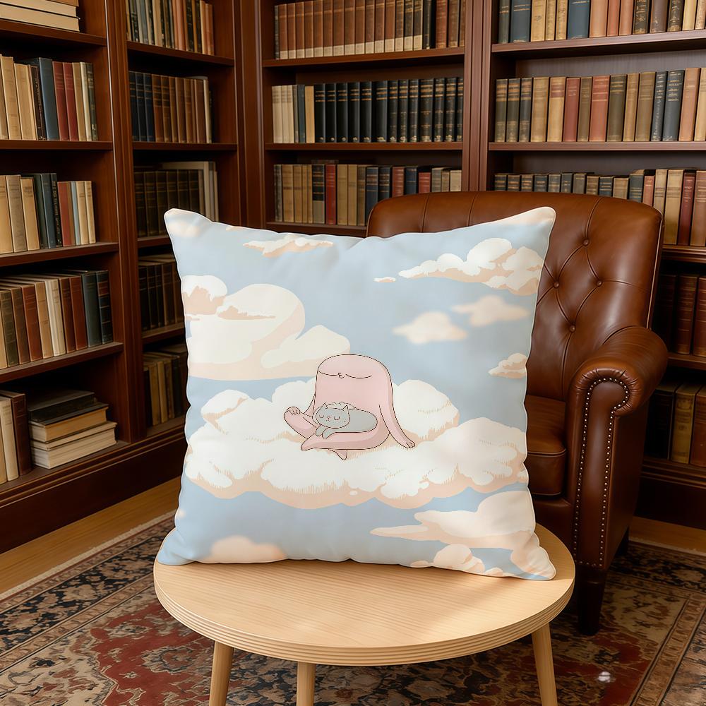 Meme Cartoon K-Ketnipz Cute cushion cover Home Office Birthday Anniversary Gifts Soft Skin Friendly Cushion Cover 30cmx30cm