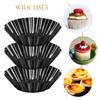 12 Pcs Antihaft-Tarte Pfannen Blume Muffin Cup Mold Kuchen Pie Carbon Stahl Töpfe Käsekuchen
