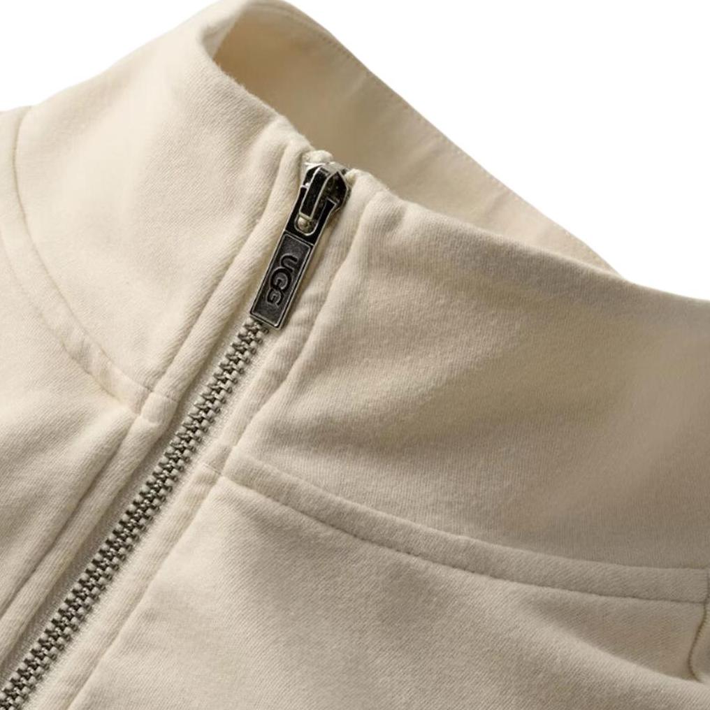 UGG Solid Color Stand Collar Zip Jacket Women Jackets 1175151-CRM