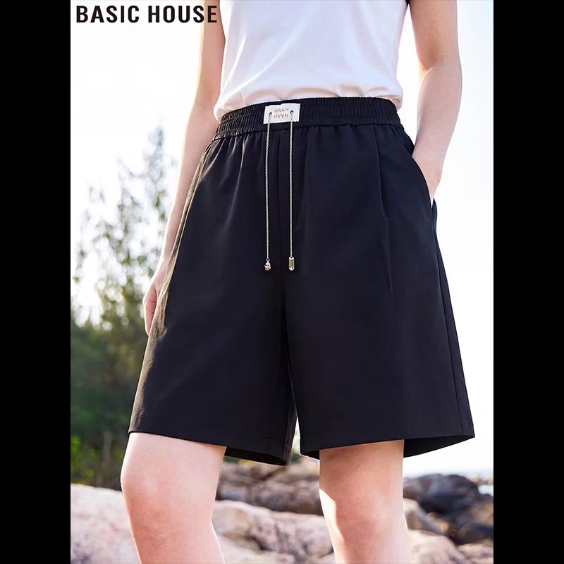 Women s Loose Wide-Leg Five-Point Shorts M