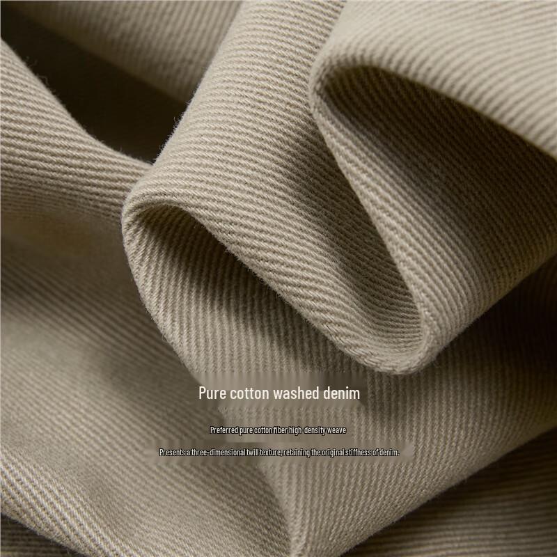 Giordano Herren Designer Washed Baumwoll-Denimjacke