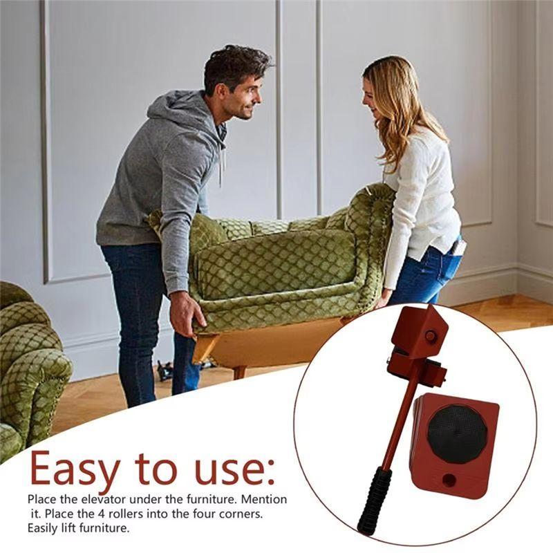 A60zmoving Artifact Household Sharptool Multifunctional Moving Tool Furniture Shifter Bed Shifter Caster Wheelmay