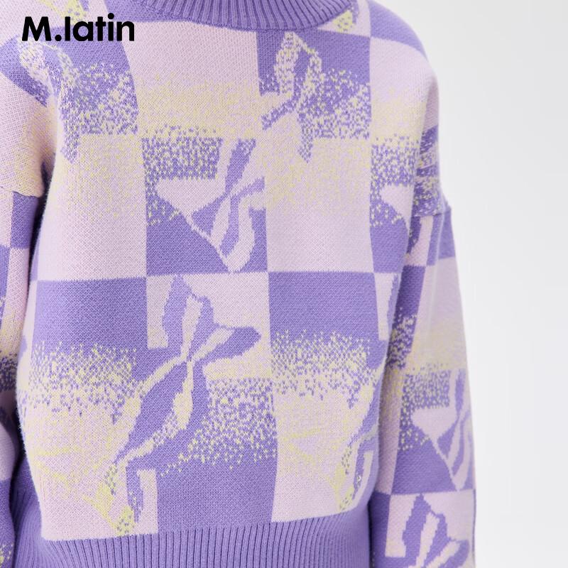 M.Latin Girls' Winter Cotton Knit Sweater