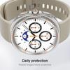 Schutzhülle aus Aluminiumlegierung für Samsung Galaxy Watch 8, Metallgehäuse, Zubehör, Hartrahmen, Metall-Schutzstoßstange für Samsung Galaxy Watch 8 (44 mm, 40 mm)