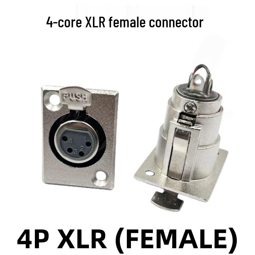3P4P5P Rectangular Japanese XLR Microphone Audio Mixer Balanced Socket