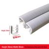 Striscia Anti-Collisione in Gomma a Forma di U: Sigillo per Bordi in Vetro con Isolamento Acustico e Inserto Decorativo.