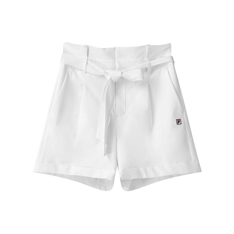 

FILA Logo Loose Fit Sports Shorts Women shorts Standard-White F11W128802F-WT M