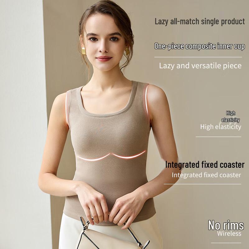 Pierre Cardin Women's Thermal Camisole with Built-in Pads