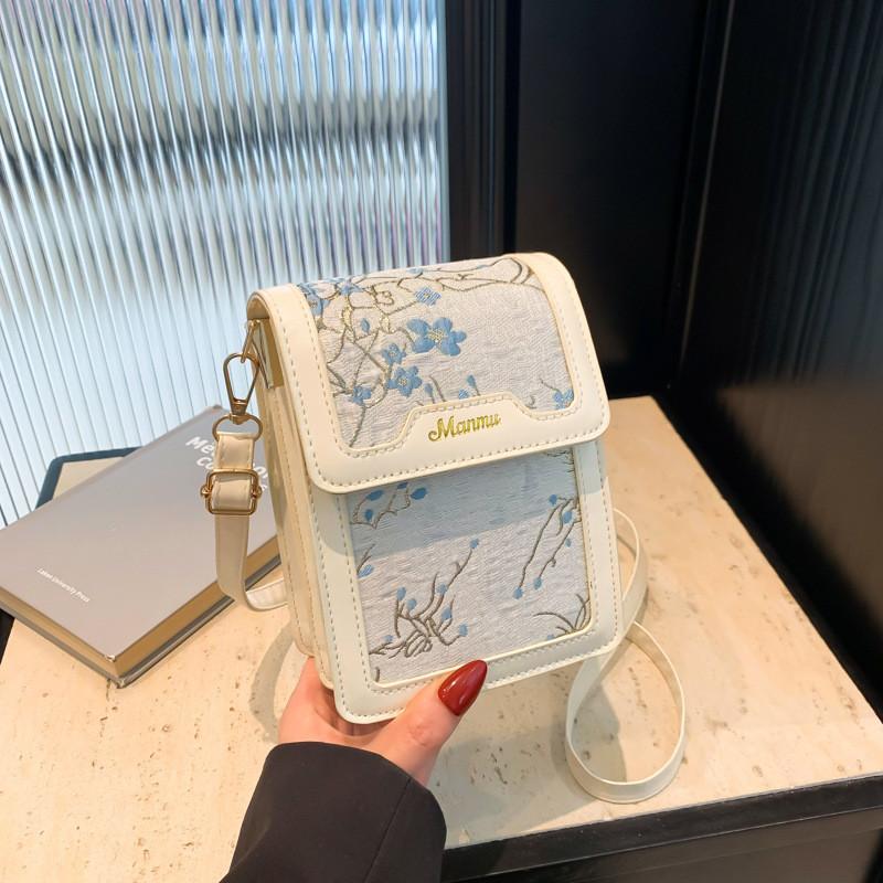 Stylish Blue Pink And White Pu Small Square Bag For Women Ideal For Summer Outfits