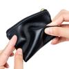 Leather Ultra-thin Change Bag Men's, Simple Soft Cowhide Mini Foreign Trade Key Bag Women's Zipper Coin Small Wallet