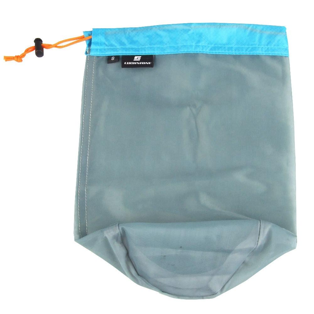 Lightweight Mesh Storage Bag Nylon Material Mesh Material Drawstring Storage Bag High Quality Drawstring Closure