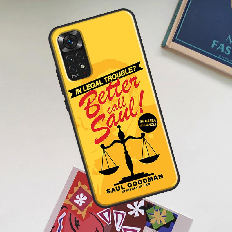 Better Call Saul Case For Xiaomi Redmi Note 13 14 Pro 10 11 12 15 Pro Plus Redmi 15 14C 13C 10C 12C 15C Cover