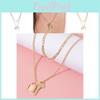 Elegant Gold And Silver Lock Key Necklace For Women With Chic Geometric Style For Everyday Use