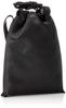 Patrick Stephan Shoulder Bag, Pochette, Drawstring Bag, Mini Shoulder Bag, Cowhide Leather, Black, 203ABG01