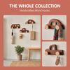Cute Wall Mounted Car Shaped Hooks Vintage Style Cartoon Coat Hook Wooden Free Punching Wall Decorative Hook Entrance Decor