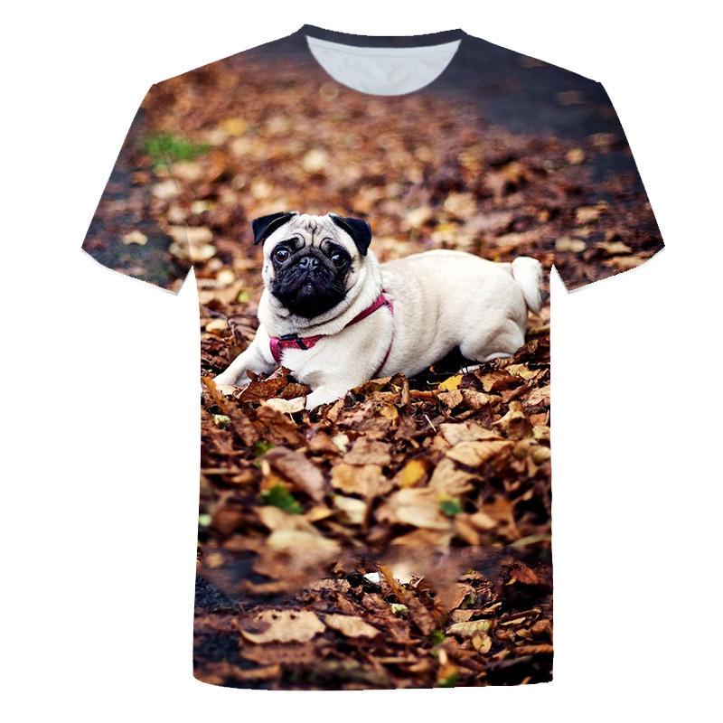 Летняя мужская футболка с милым принтом в виде мешочка 3D — фото 20