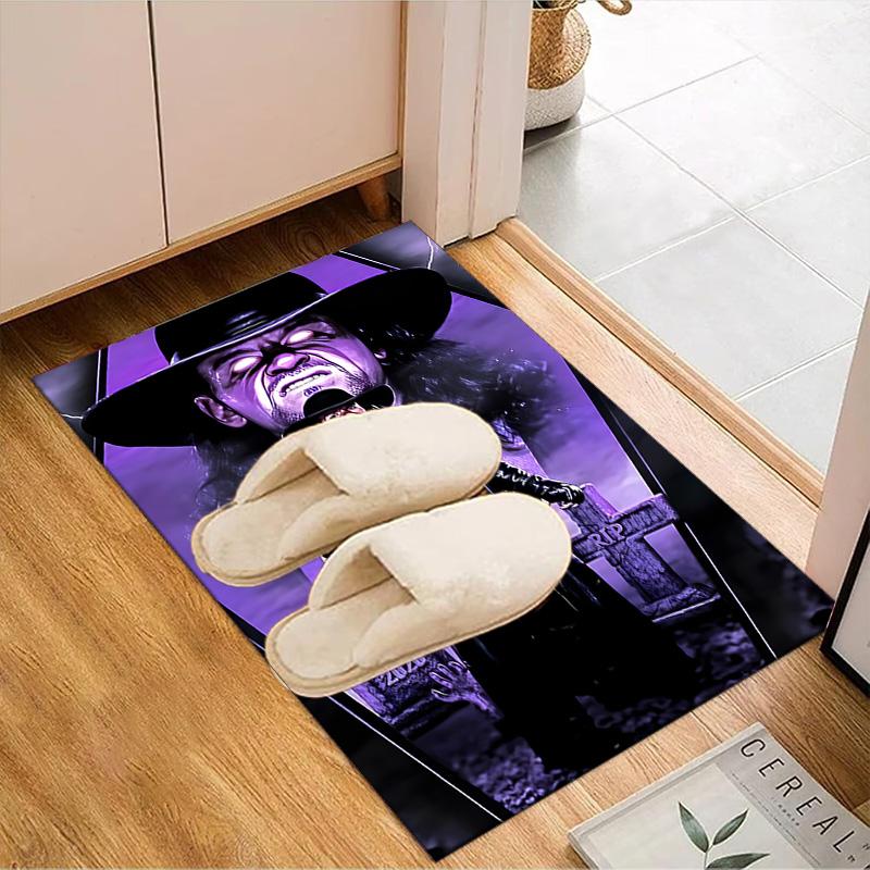 Moonlit Graveyard Undertaker Rug for Living Room, Game Rooms, Office, Bedroom, Office Floor Mat Playful Design, Fan Gifts Christmas Decor