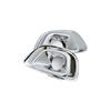 For Jeep Compass 14-2016 Bright Chrome Front Fog Light Eyelid Molding Trim 2PC