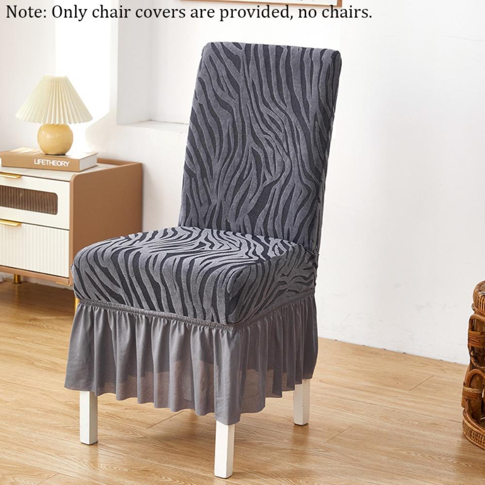 

New Elastic Skirted Chair Cover Thickened Removable Wear-Resistan Seat Cover Full Wrap Soft Living Room Chair Cover Decorative серый