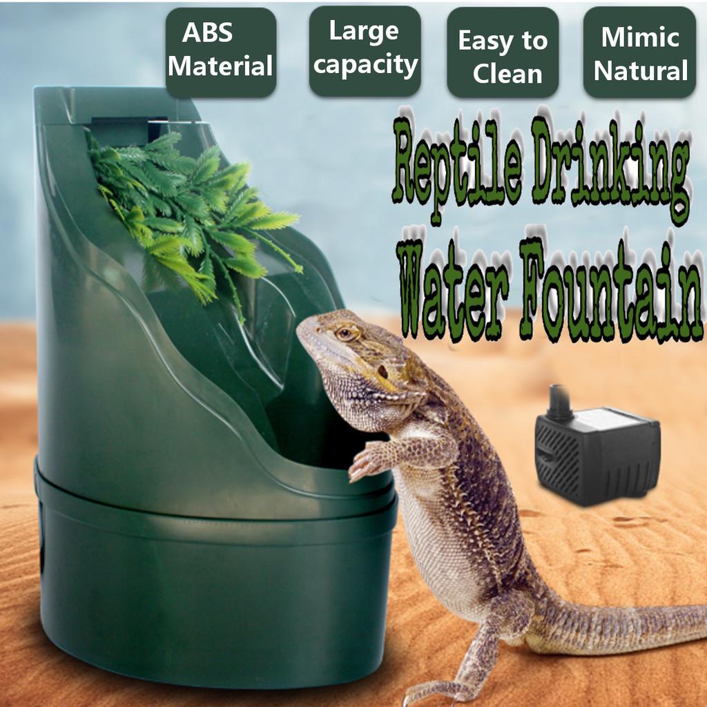 Buy Reptile Drink Water Fountain Chameleon Lizard Dispenser Simulated