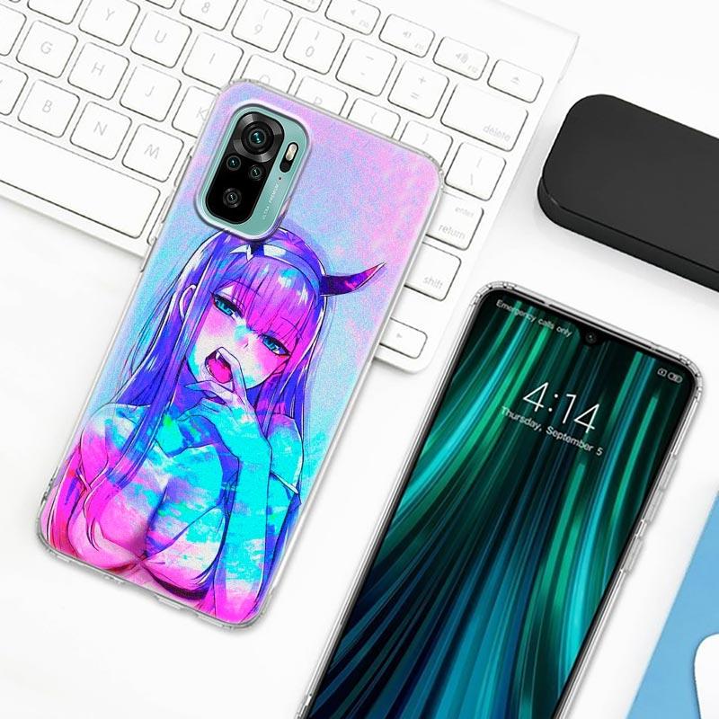 Carcasă de telefon Zero Two Anime Darling In The Franxx pentru Xiaomi Redmi Note 9s 8 11 7 9 10 Pro 10s 11s Note 8Pro K40 transparentă