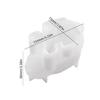 Rabbit Shape Silicone Mold Easy Releasing Silicone Molds Suitable for Crafting Decorative Containers and Candle Holders