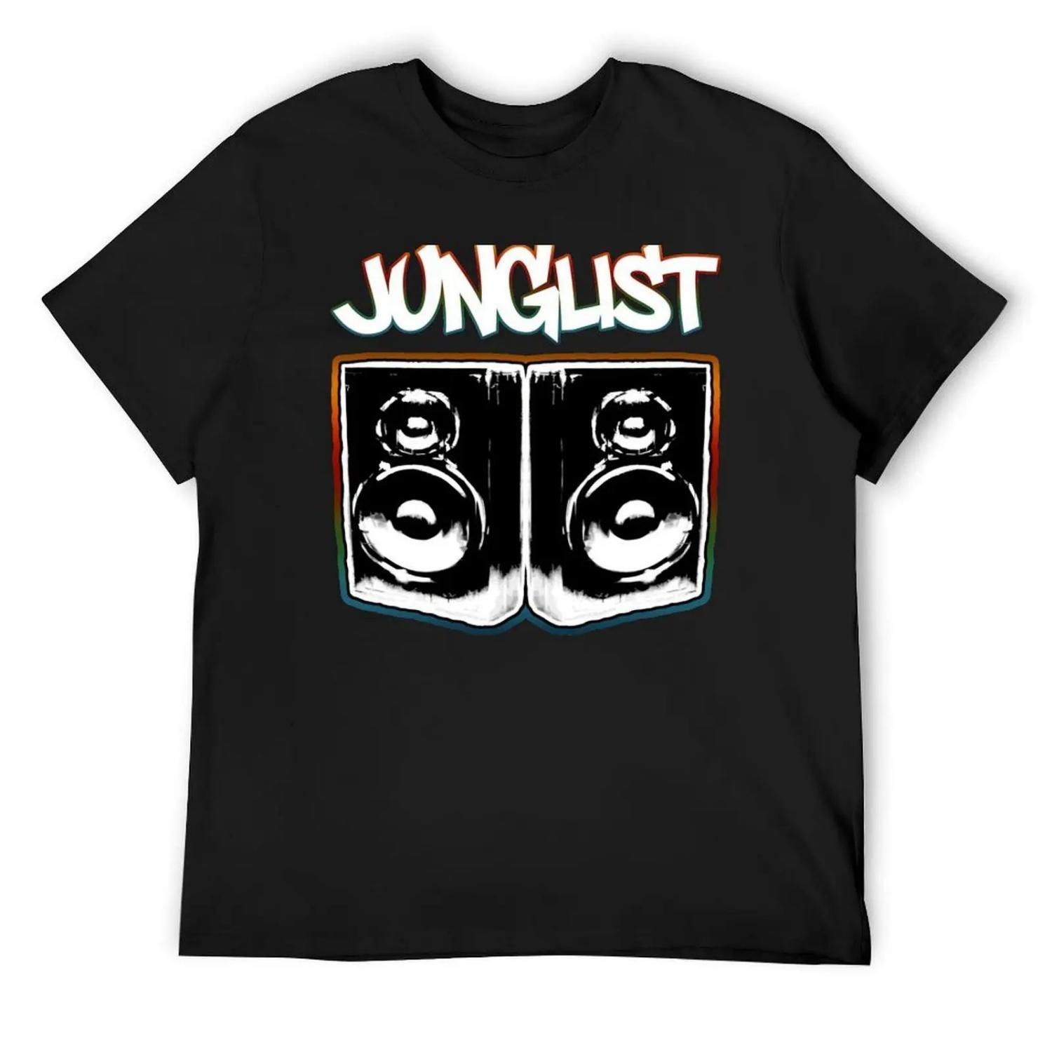 Junglist-Boombox Гладкая футболка Одежда аниме оверсайз графическая футболка мужские футболки S