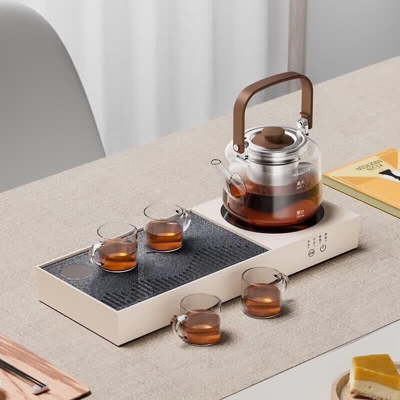 DESLON Silent Electric Ceramic Tea Stove Set