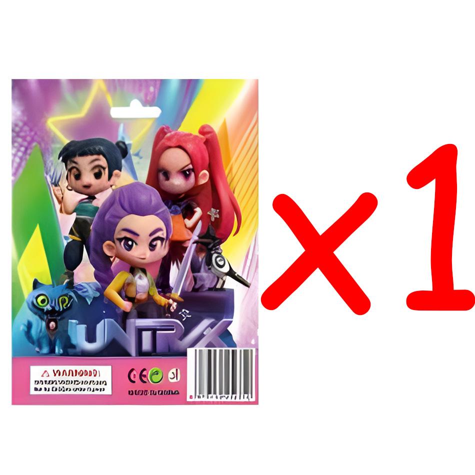 24 Stück Überraschungsbox Anime Kpop Dämonenjäger Figur Spielzeug Sammelmodell für Fans Desktop Dekoration Animierte Zeichnungen Gaming