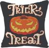 Spooky Halloween Pillows: Mummy, Skull, Trick or Treat, and Cat Eyes Designs! Sofa cushion cover, holiday party decoration, gift