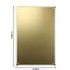 Segno Metallico Vintage 'Girl Power Flower' Ispirazionale Sii Gentile con la Tua Mente Decorazione Murale per Camera da Letto