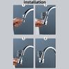 3/2 Modes Faucet Extender with Stretchable Hose Bathroom Sink Sprayer Faucet Kitchen Attachment Faucet Extender Aerator