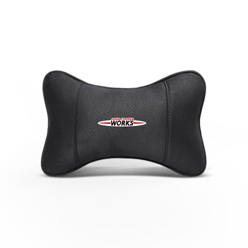 1pcs Car Headrest with Soft Suede Upholstery Valve Cap For BMW X1 X2 X3 X5 X4 X6 X7 iX3 F20 F10 F07 E70 E46 E90 E92 E60 E39