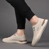 Fashion New Designer Cow Leather Platform Men's Sneakers Fashion Soft-soled Sports Board Shoes Men Spring Autumn Zapatos De Hombre
