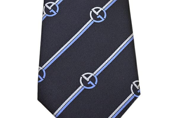 Giorgio Armani Necktie Brand Logo Pattern Silk Necktie Sword Width ega23s011 BLUE Navy [Giorgio Armani] Men's (Size 8cm) 3R917-32535 32535-BLUE/LIGHT