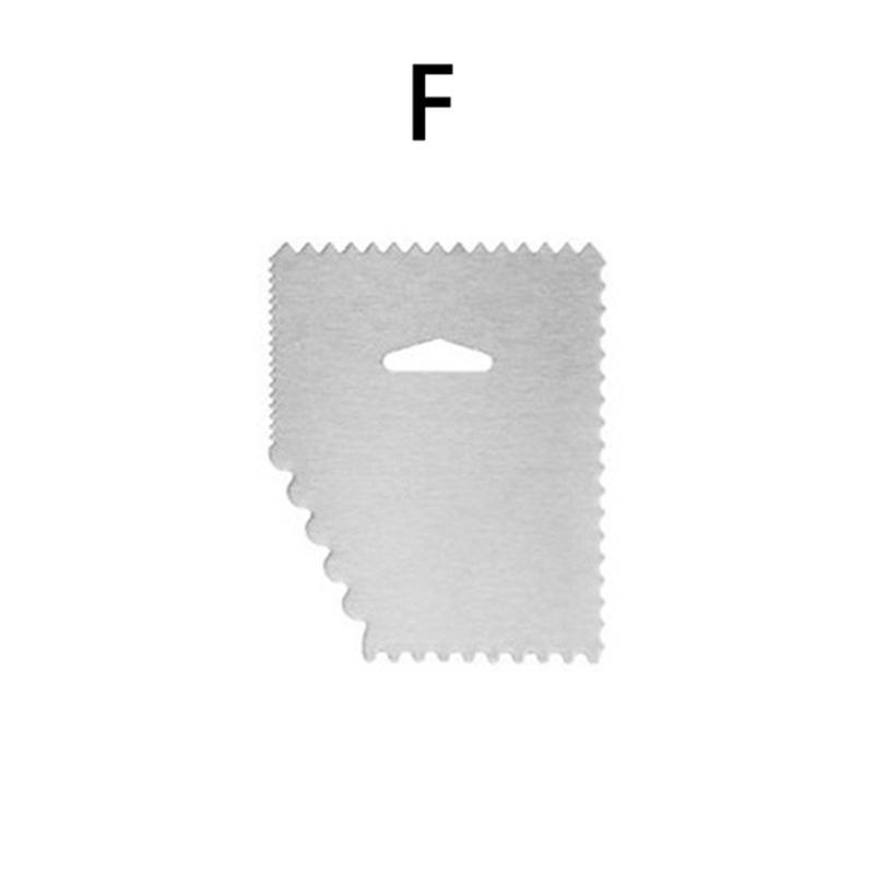 Spatole Raschiatori per Fondant con Bordo Liscio Strumenti per Pasticceria Acciaio Inossidabile Decorazione Torta Accessori Cucina Gadget 6pz/set