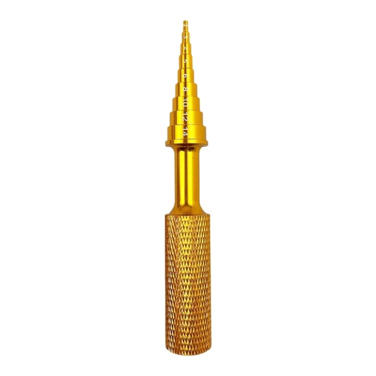 

Bearing Remover Tool Rustproof Aluminum 2-14mm Bearing Remove Installers For Automotive Motorcycle Maintenance золотий